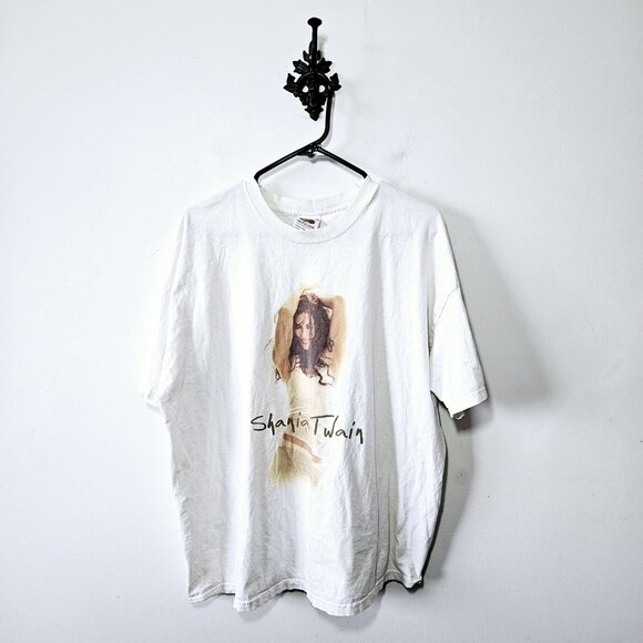 Y2K Shania Twain Shirt Up! Tour 2003 Pop Men's Tee 2XL - Picture 1 of 5
